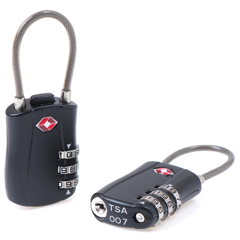 2 шт. портативный мини замок с замком для путешествий багажа сумки на молнии сумка