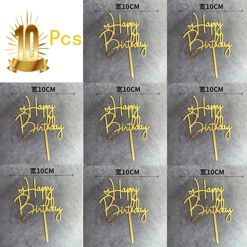 6 decorazioni per torta in acrilico, con piedini di bambino, decorazione per feste di baby shower, sesso del primo compleanno per bambini e bambine