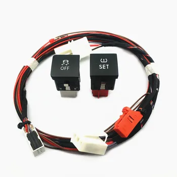 

ESP OFF ASR &TPMS Tire Pressure Monitoring Warning Switch Button Cable WIRING Harness Plug for VW Golf Jetta 6 MK6 1KD927117