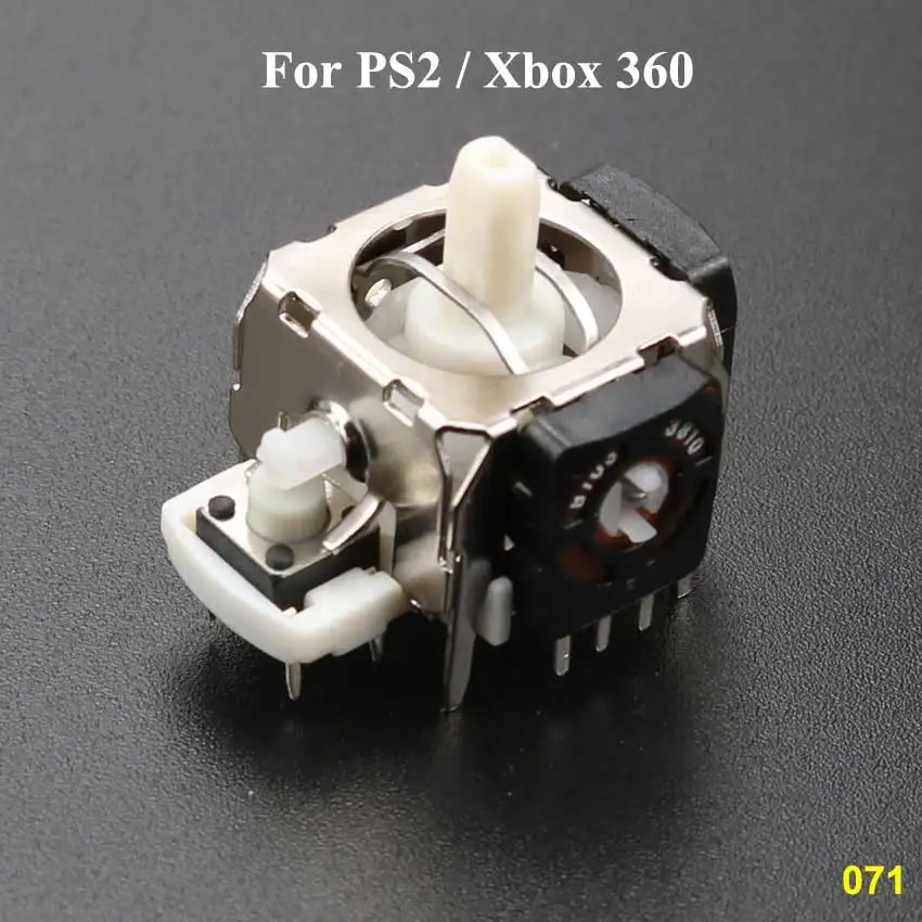 Xbox360 Black YuXi 1 шт. 3D аналоговые ручки джойстик ДЖОЙСТИК Джойстик Модуль рокер для Xbox ONE Xbox360 контроллер PlayStation 2 3 4 PS2 PS3 PS4 - Цвет: Xbox360 Black
