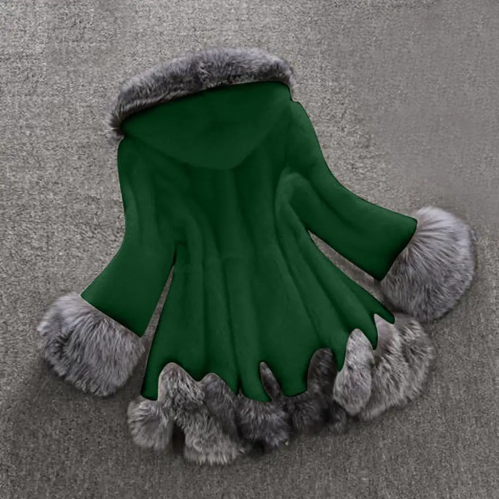 Меховое пальто, искусственное зимнее пальто для женщин, плюс размер, 5XL, с капюшоном, плюшевое пальто, элегантный меховой жилет, манто Fourrure Femme Pelliccia Donna
