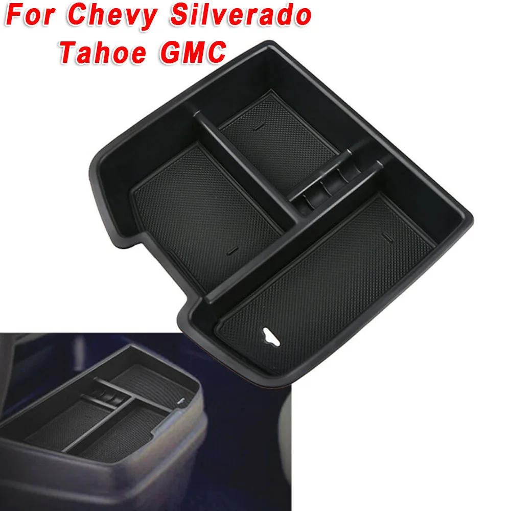 

Center Console Organizer For Chevrolet Avalanche 2007-2013 Black Tray Armrest