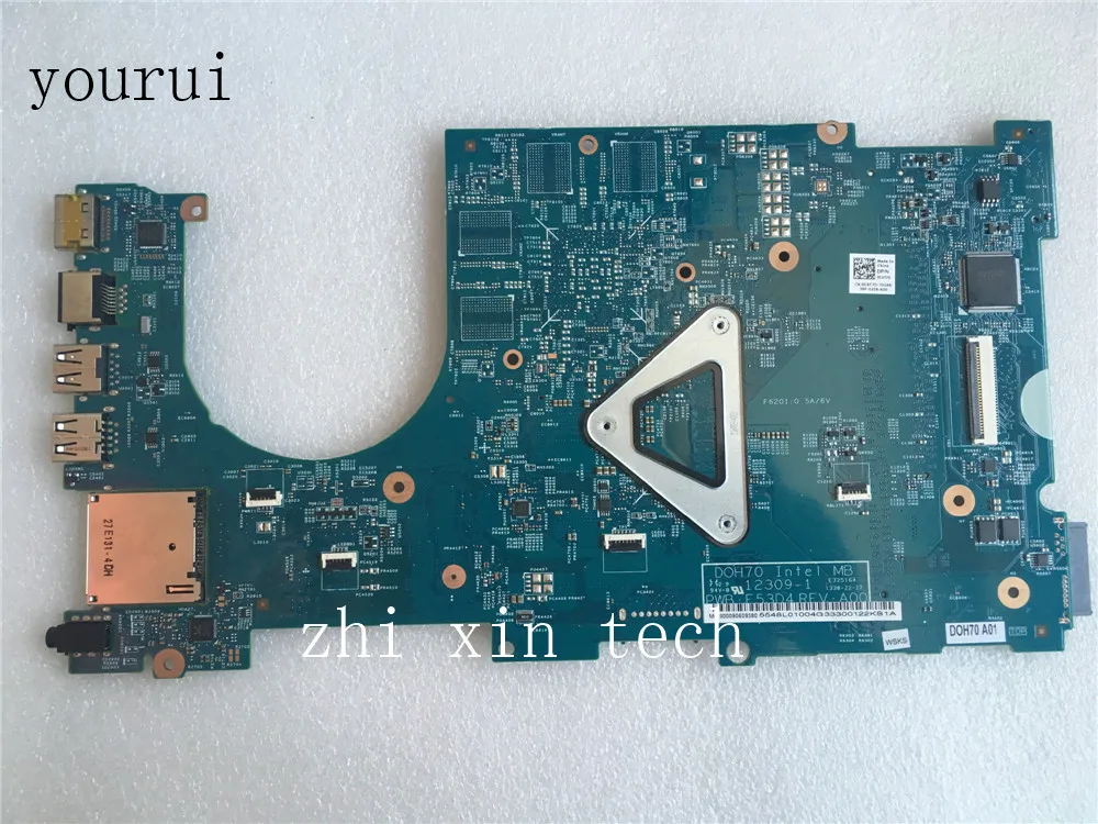 Yourui для Dell Inspiron 7737 материнская плата для ноутбука CN-0C4T7D 0C4T7D C4T7D с i7-4500u процессором DDR3 тест ОК