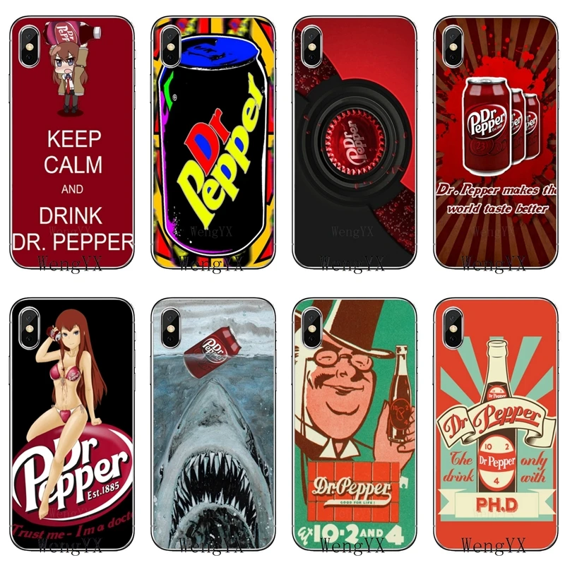 

soft cover case For Samsung Galaxy A10 A30 A40 A50 A60 A70 A6s A8 A9s J4 J6 Prime Plus 2018 Dr Pepper