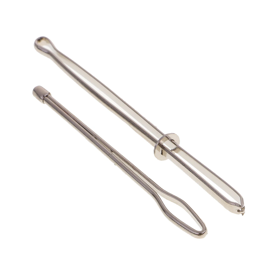 Set of 2 Sizes Bodkin Needles Pinch Thread Ribbon Elastic Wool Rugs Craft Repair Tools