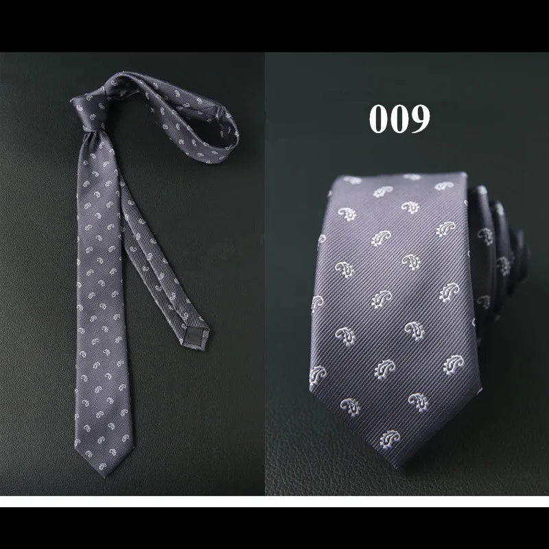 009 YISHLINE 6 см, новинка, обтягивающие мужские галстуки, роскошные мужские галстуки с цветочным узором, в горошек, в полоску, галстуки в клетку, Hombre Gravata, тонкий классический деловой галстук для мужчин - Цвет: 009