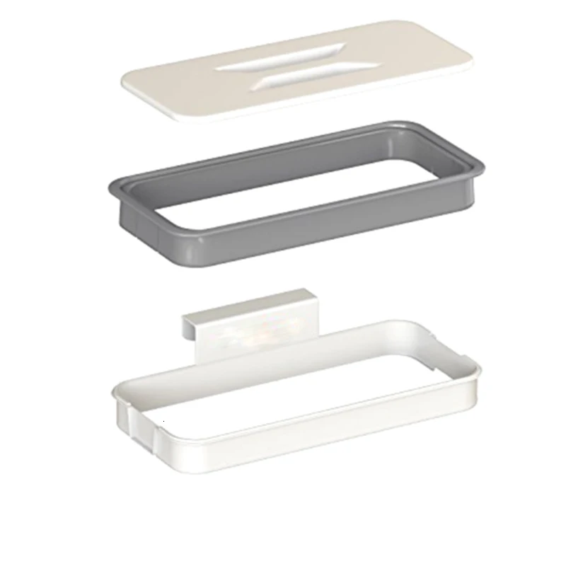 

1pc Kitchen Cuisine Trash Holders Storage Rack Cupboard Bathroom Hanging Holder Cuisine Food Trash Container Kitchen Accessories