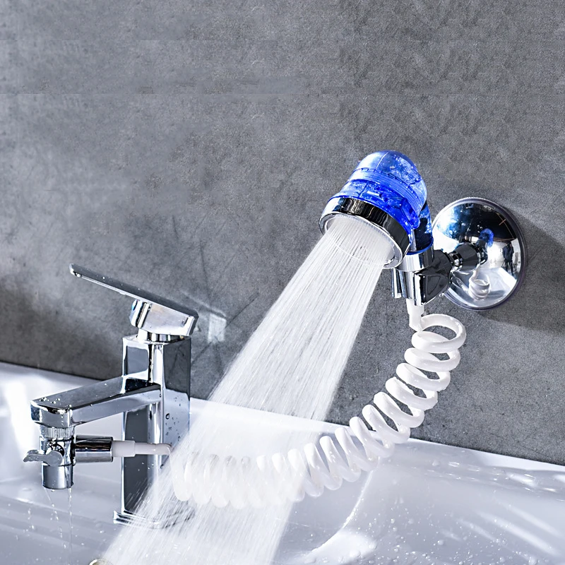 

Multifunction Hand Shower Quick Connect Sink Hose Spray Set For Hair Washing Energy-saving Booster Shower Head For Shampoo Bed