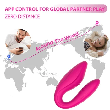 Sexy Toys Bluetooth Female Vibrator for Women Lush Wireless APP Remote Control Dildo Vibrators Wear Sex Panties Toys For Couples 4
