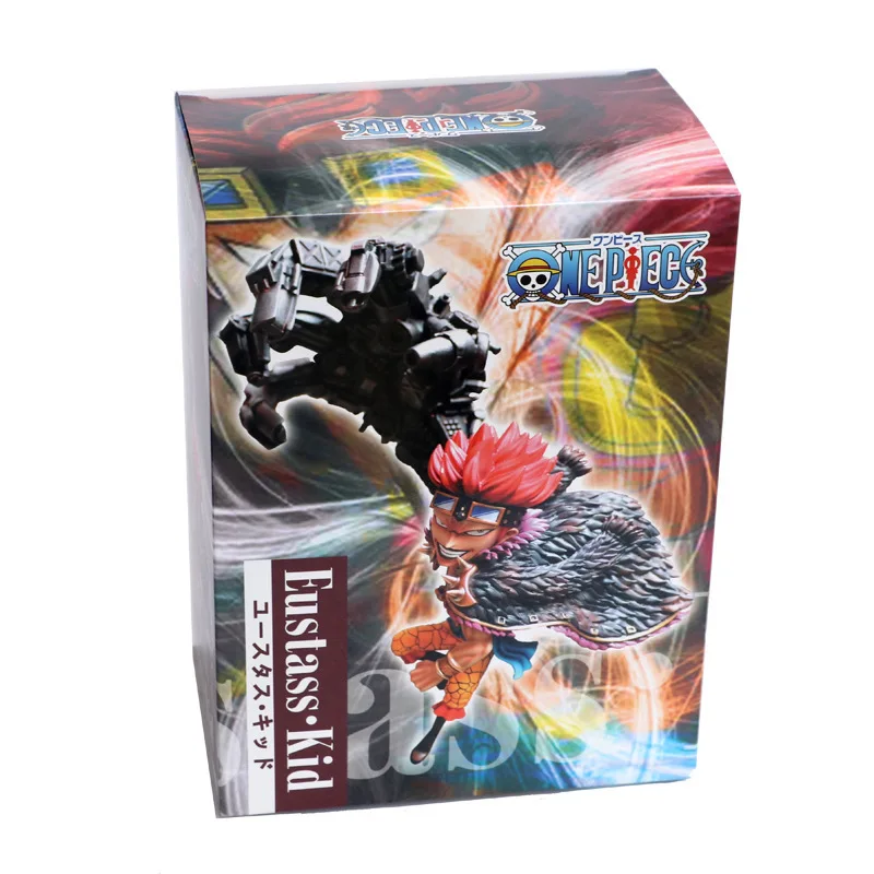 NEW hot 20cm One Piece Eustass Kid Action figure toys doll Christmas gift with box (5)