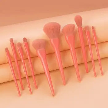 

10PCS Makeup Brushes Eyeshadow Brush Eyebrow Make Up Brushes Set Hair Synthetic Bristles Cosmetics Kits Beauty Tool Maquiagem