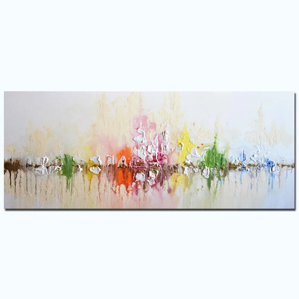 Oil Painting on Canvas Handmade Abstract Thick Impasto Multi Color Art Wall Picture Canvas Living Room Home Decor Drop Shipping Oil Painting on Canvas Handmade Abstract Thick Impasto Multi Color Art Wall Picture Canvas Living Room Home Decor Drop Shipping