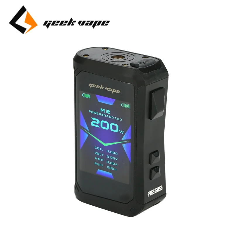 2 шт Geekvape Aegis X Vape мод 200 Вт Водонепроницаемый 2,0 в качестве чипсета электронных сигарет Vape коробка мод подходит Cerberus испаритель танк
