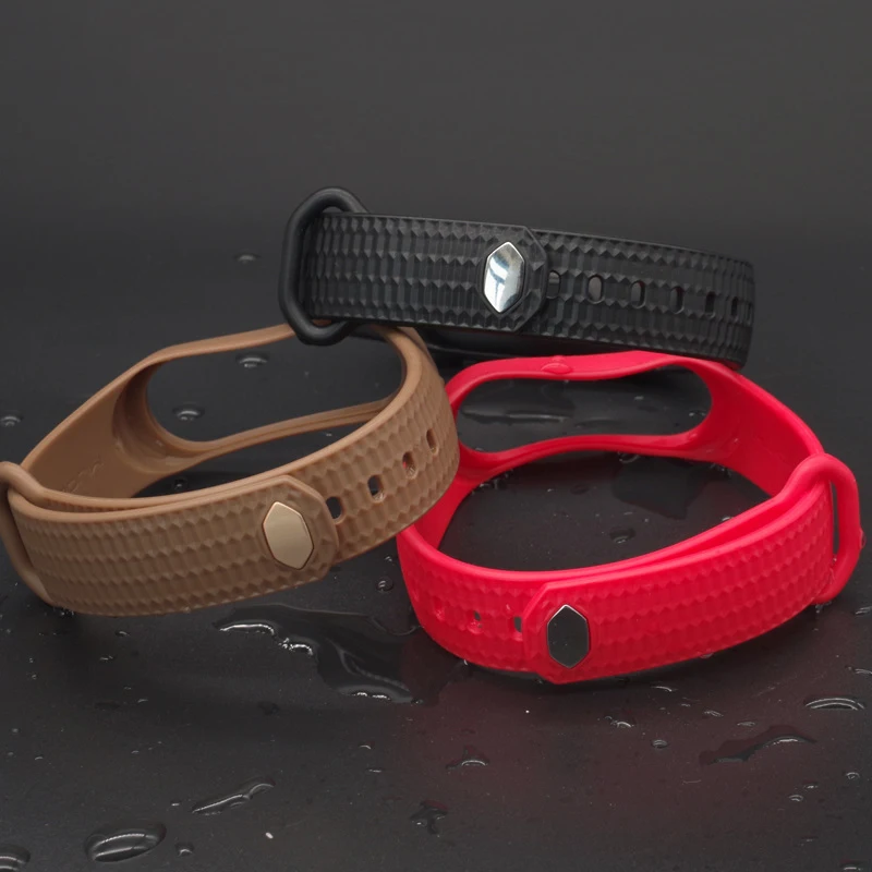 Ремешок силиконовый для Xiaomi Mi Band 4 спортивный браслет смарт-часов | Электроника
