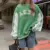 Зимняя толстая мода негабаритная толстовка с капюшоном женщины Harajuku Crewneck Толстовка с надписью Вышивка Печать Свободные Корейские пуловеры
