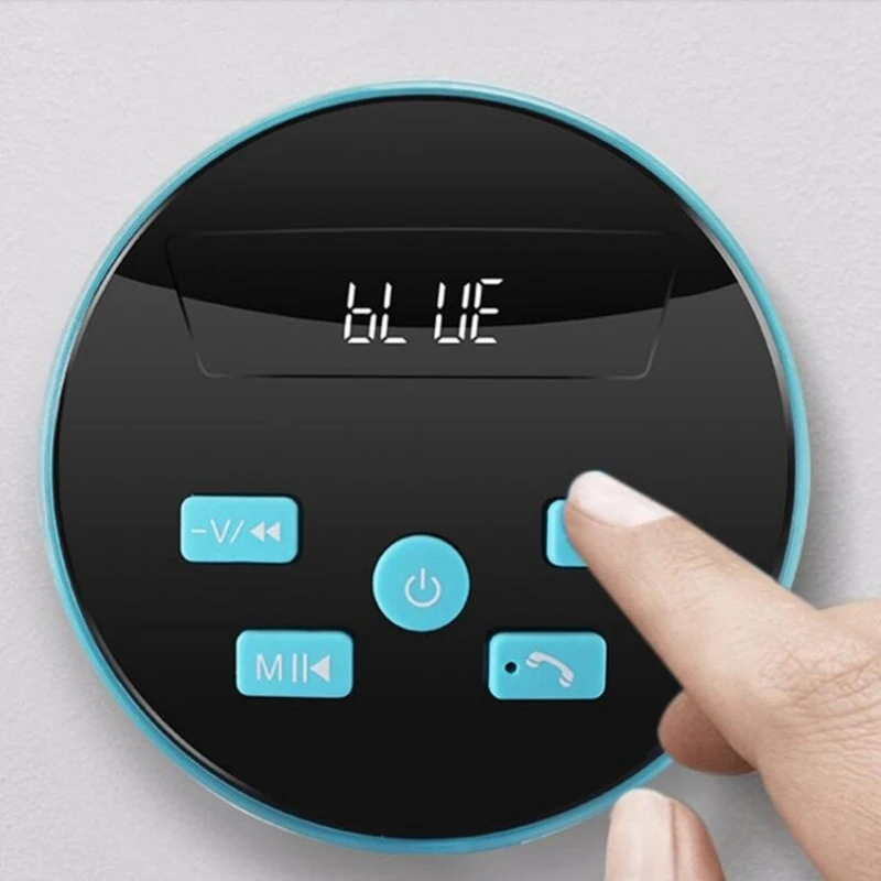 AAAE топ-Ванная комната Водонепроницаемый IPX7 Bluetooth динамик портативный fm-сабвуфер с дыхательный светильник присоска беспроводной динамик