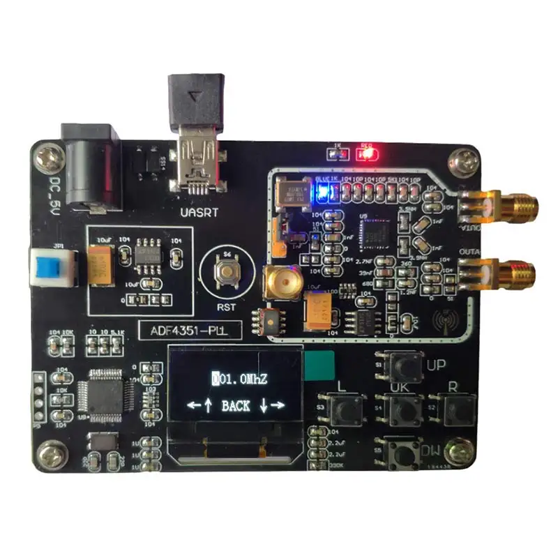 Генератор сигналов ADF4351 встроенный STM32 фазовый замкнутый модуль 35 м-4,4 ГГц RF источник сигнала подметальная машина NE