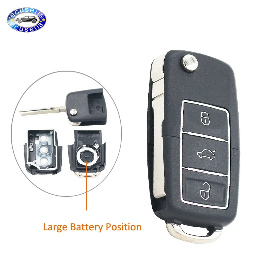 Сменный Чехол-книжка с 3 кнопками складной чехол-брелок для дистанционного ключа