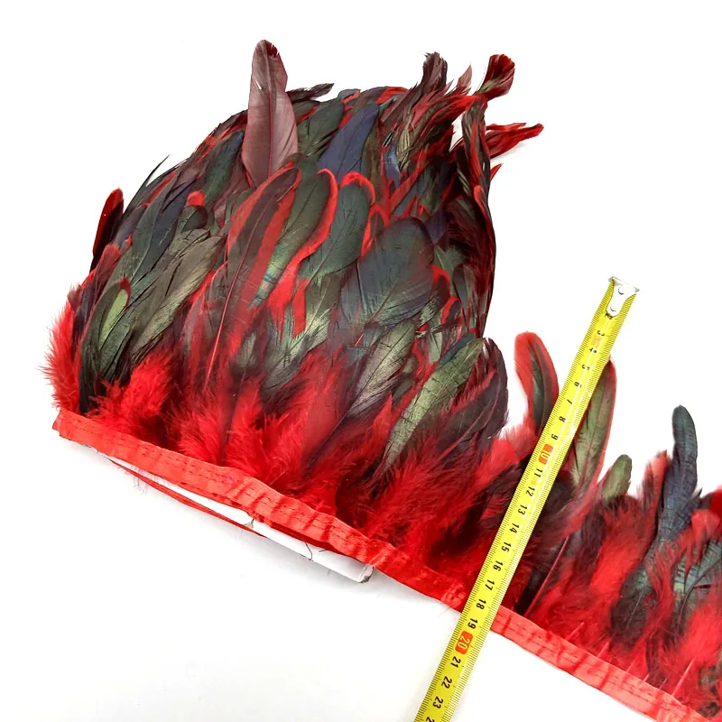 Red feathers