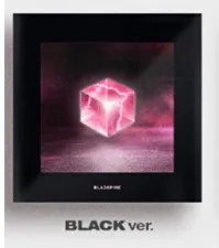 [MYKPOP]~ Официальный~ BLACKPINK MINI 1 квадратный набор альбомов CD+ фото книга KPOP вентиляторы коллекция SA19081303 - Цвет: Black