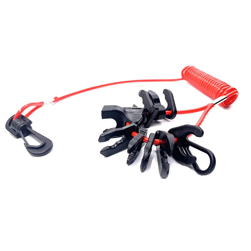 Universal Marine  Boat  Motor Safety Kill Switch Keys Lanyard Set for JO  EVI  MER YAM  SUZ  TO  HO