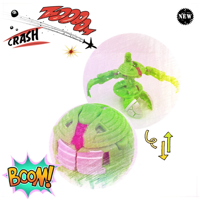TOMY 5pcs Bakugan Eggball Heavenly Dragon Storm Thin Beast Boy Landing Dragon Knight Explode Armor Spinning Top Christmas Gift