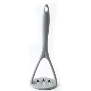 

New Silicone Potato Pressure Mud Mashed Potato Pressed Masher For Sweet Fruit Family Hotel Restaurant Use Gray