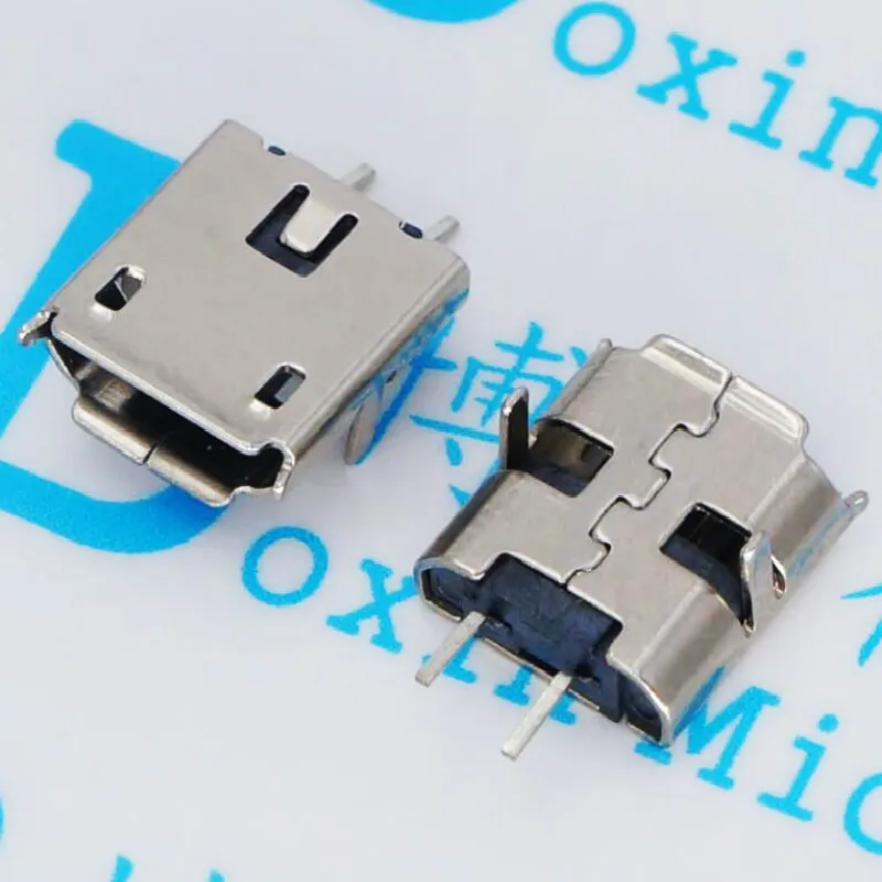 

5pcs Micro USB 2pin B type Female Connector Micro USB Jack Connector 2 pin Charging Socket