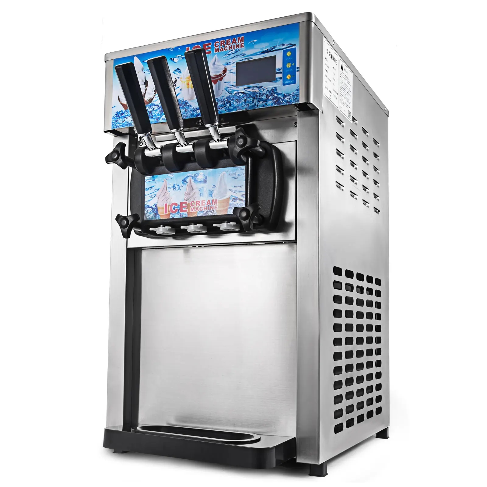 Description Picture 5 of itemSoft Serve Ice Cream Machine Commercial Electric Ice Cream Makers Desktop Sundae Ice Cream Machine 220v 110v Cfr By Sea Oman