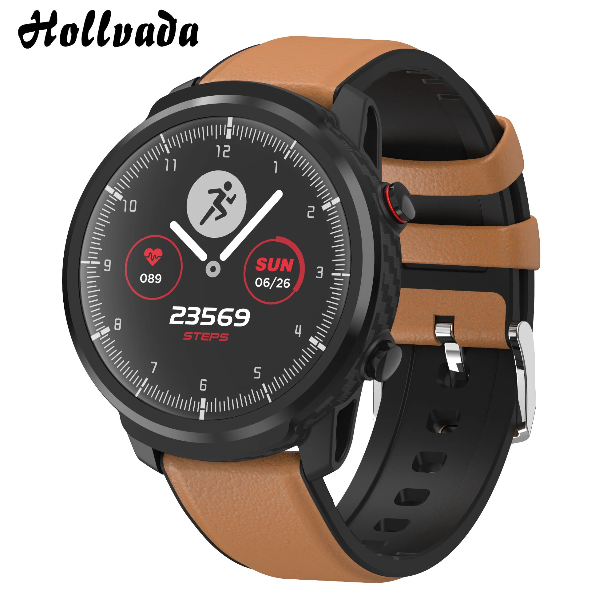 

Hollvada L3 Full touch Smart Watch Men Women Sports Clock Heart Rate Monitor Weather Forecast Smartwatch for IOS Android phone