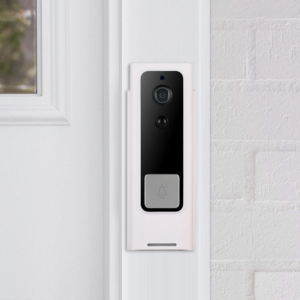 Умный дверной звонок беспроводной Wi Fi глазок с голосовым управлением через
