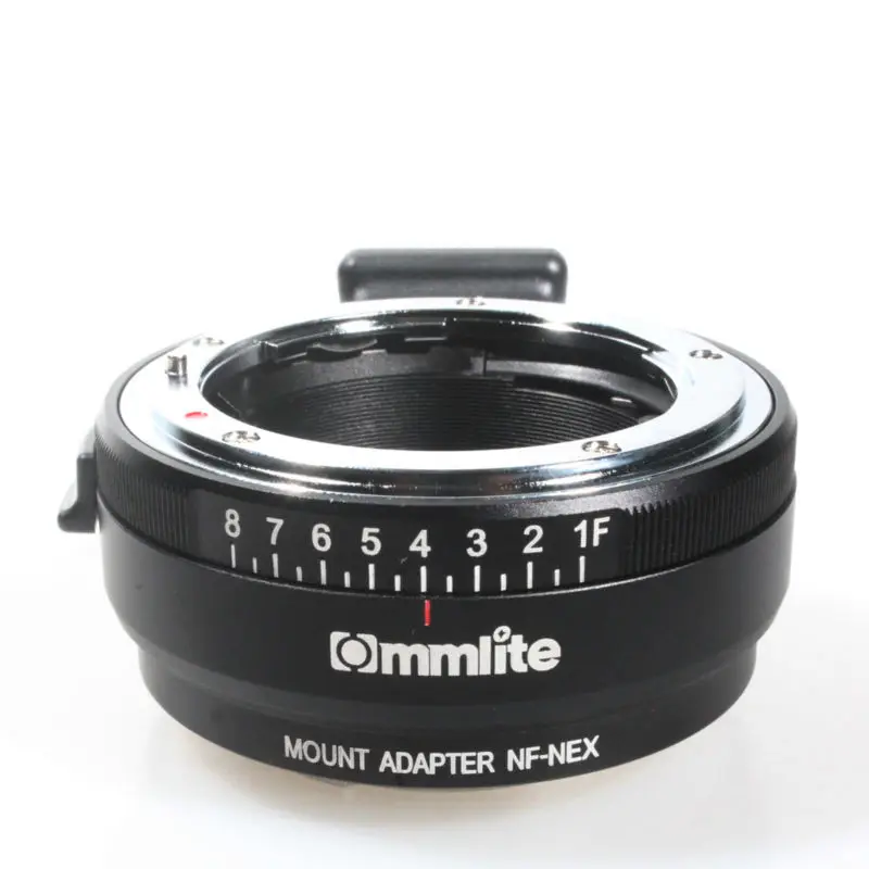 

Lens Mount Adapter with Aperture Dial, Nikon G,DX,F,AI,S,D type Lens to Sony E-Mount NEX Camera, Nikon G -NEX Camera Adapter