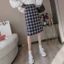 После г. Новые юбки в сетку с высокой талией и разрезом, посылка