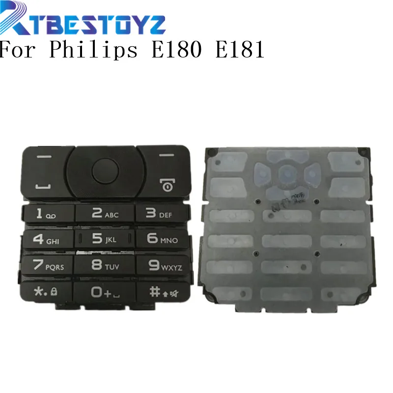 

RTBESTOYZ Original Keypads For Philips E180 E181 Cellphone key Button For Xenium E180 E181Mobile Phone Keypad