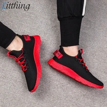 Litthing мужские кроссовки; дышащая повседневная Нескользящая Мужская Вулканизированная обувь; Мужская износостойкая обувь из сетчатого материала на шнуровке; tenis masculino
