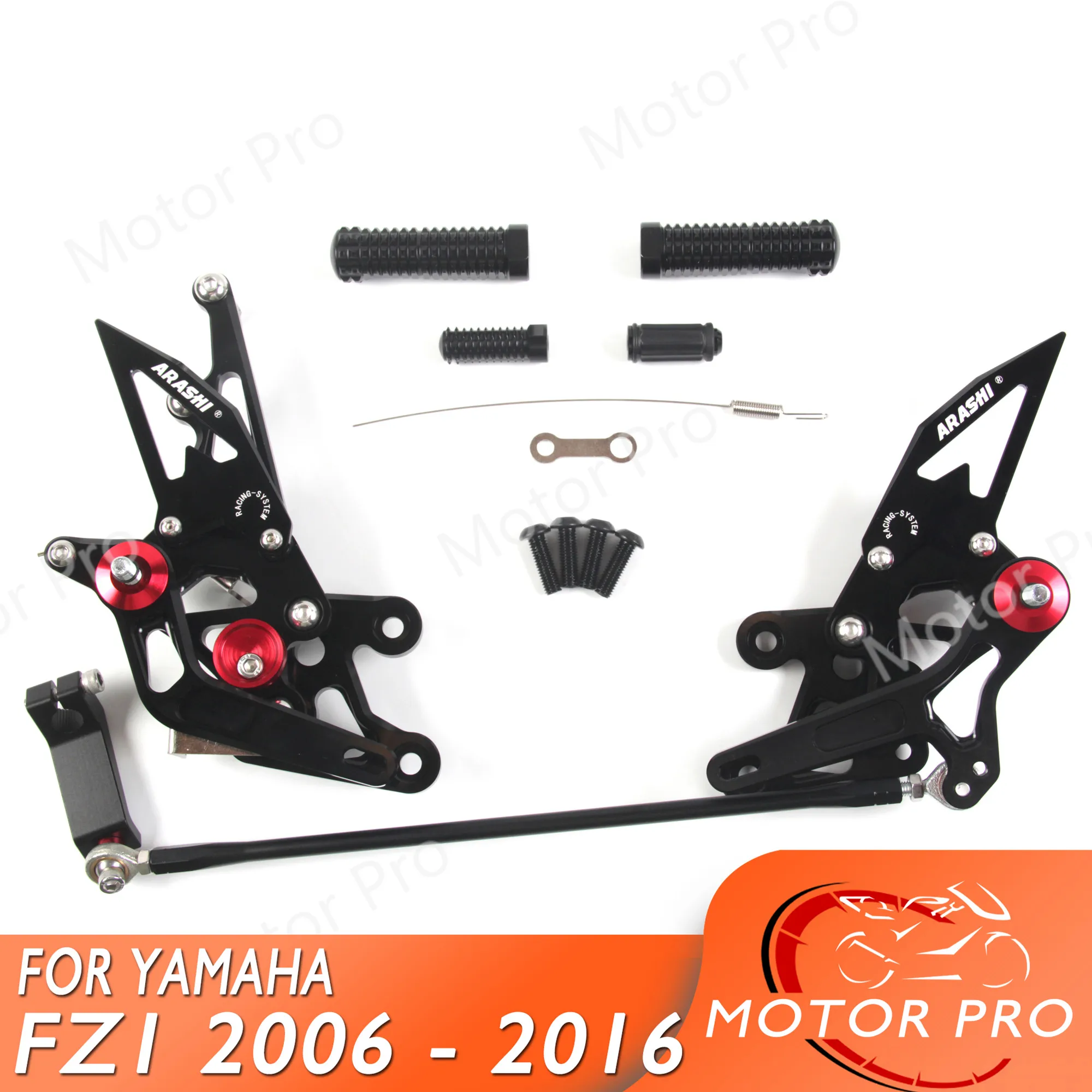 Adjustable Footrests For Yamaha FZ1 2006 - 2016 Motorcycle Accessories Rearset 2007 2008 2009 2010 2011 2012 2013 2014 2015 FZ8 Adjustable Footrests For Yamaha FZ1 2006 - 2016 Motorcycle Accessories Rearset 2007 2008 2009 2010 2011 2012 2013 2014 2015 FZ8