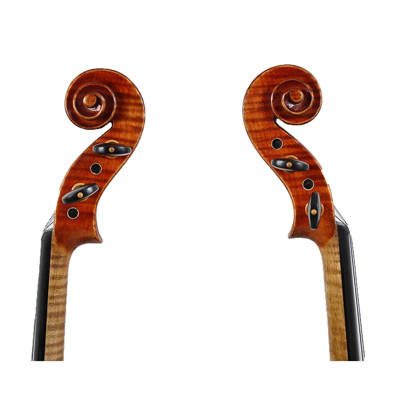 Acoustic Violin Guarnieri 'del Gesu' 1743 "The Cannon" Violin violino Copy. "All European Wood", Top oil varnish! acoustic violin