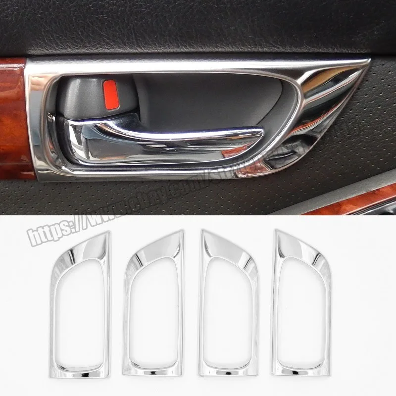 

Внутренняя дверная ручка из нержавеющей стали для Toyota Land Cruiser Prado Fj120 2003-2009, 4 шт.