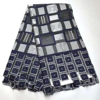 

Hot Sale African Man Cotton Swiss Voile Lace Fabric High Quality With Stones Swiss Voile Lace In Switzerland African Lace Fabric