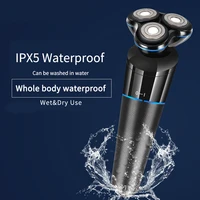 Electric Shaver IPX5 Waterproof USB Rechargeable Multi-functions Razor 5 in 1 Hair Timmer Beard Ear Nose Trimmer 110V-240V  1