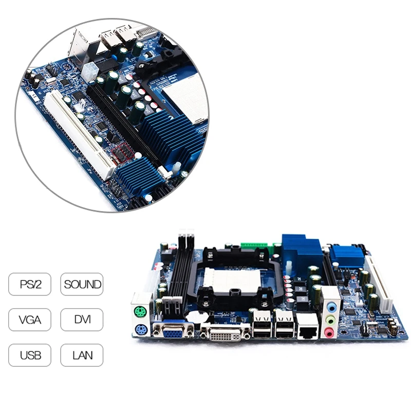 Материнская плата A78 Ddr3 Lx3 Plus с разъемом Am3+ Ddr3 Usb2.0 Sataii 16Gb настольная материнская плата