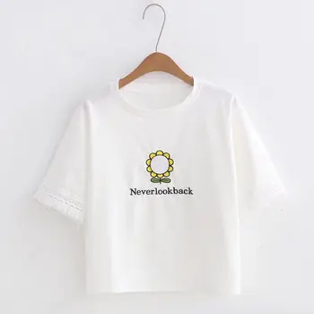 

New Women's T Shirt Women Short Sleeved Color Womens Simple T-Shirt Female Tshirt