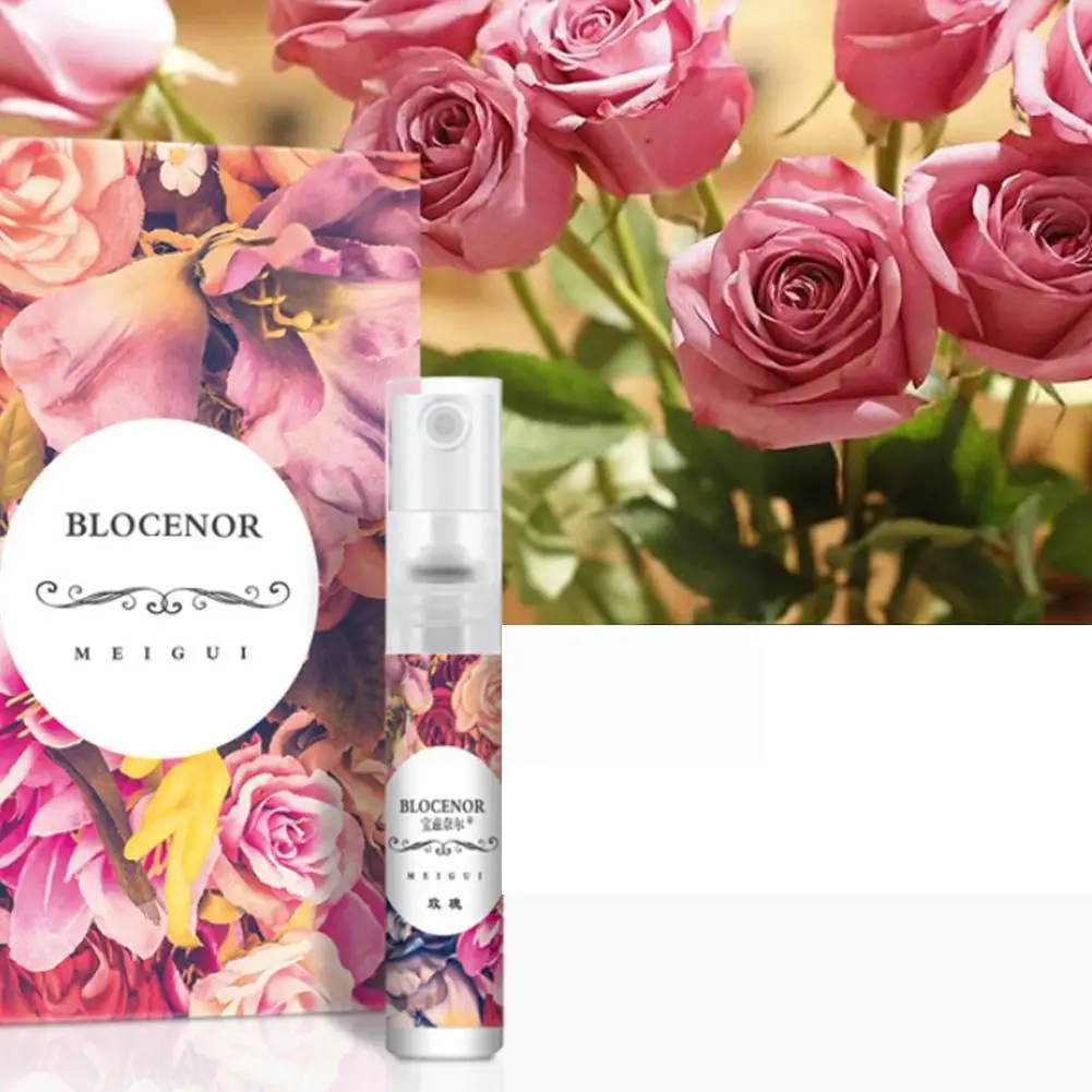 3ML Mini Perfume Rose Blossom For Men And Women Atomizer Male Lady Female Lasting Fragrance Spray Long Flower C4K6 | Красота и