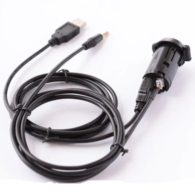 車の AUX USB アダプタのためのプジョー 1007 107 207 3008 rcz