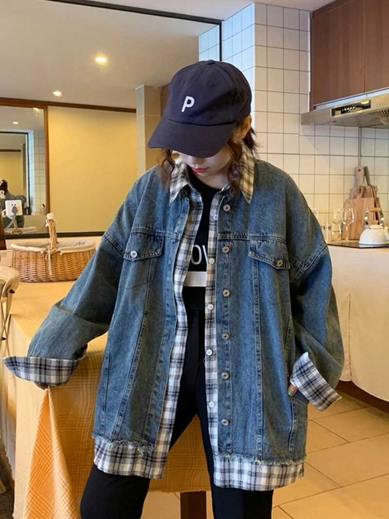 BHDD Denim Jacket Women's Loose BF 