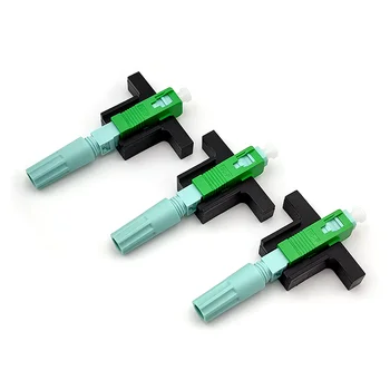 

fiber optic connector 58MM SC APC SM Single-Mode FTTH Tool Cold Connector Fiber Optic Fast Connnector