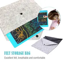 8,5 дюймовый ЖК-планшет, сумка для файлов, детская доска с граффити, доска для сообщений, чехол для рукописного ввода, два цвета, Случайная