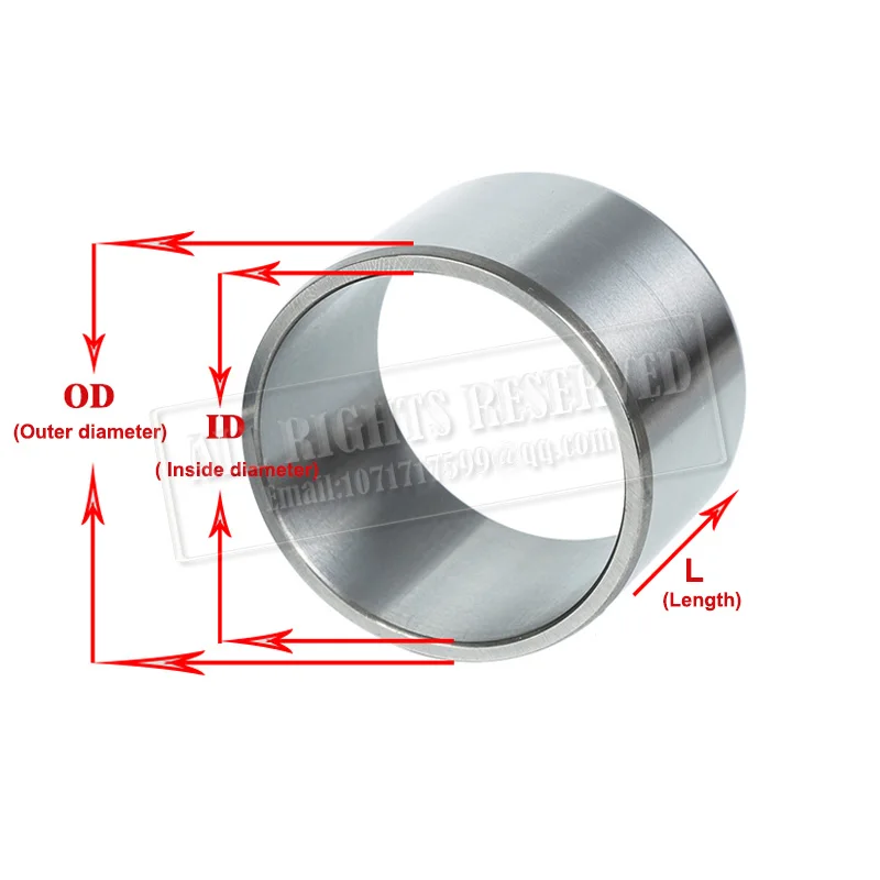 Износостойкая трубка внутренний диаметр ID 7 мм подшипник рукав труба Gr15 стальная