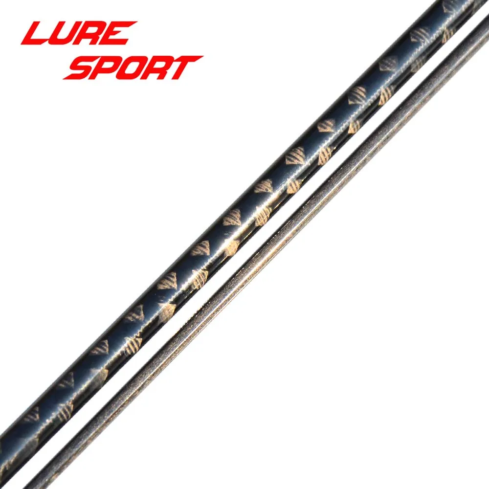 LureSport, 2 комплекта, 1,8 м, 2,1 м, UL, 2 секции, удочка, пустая, твердый, углеродный наконечник X, поперечная удочка, строительный компонент, ремонтный полюс, сделай сам