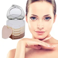 Nieuwe Collectie 5 Kleuren набор Vrouwen макияж Gladde Huid Gezicht Poeder Minerale тональный крем консилер Blote